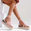 image:imageVepose Womens Platform Sandals Wedge Espadrilles 22 Inch Elastic Strap Open Toe Comfortable Cute Sandalias Dressy Summer Vacation Casual Beach Work Wedding 876Cute Espadrilles876blush