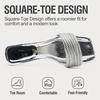 image:imageVepose Womens Rhinestone Heeled Sandals  Approx 2 Inch Low Chunky Heel Slip On 6109 Mules Square Open Toe Dressy Double Band Slides for Wedding Party Daily WearSilver Rhinestone