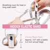 image:imageVepose Womens Sparkly Band Heeled Sandals Rhinestone Square Open Toe  Approx 3 Inch Chunky Block Heels for Wedding Guest Prom Graduation Evening Daily Wear 6123 Heels for WomenSilver
