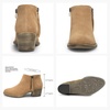 image:imageVepose Womens Suede Leather Ankle BootsBrown9002
