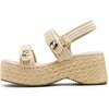 image:imageVepose Womens Woven Raffia Platform Wedge Sandals  3 Inch Chunky Espadrille Heels Strappy Slingback Open Square Toe Shoes for Casual Dressy Summer Vacation amp Wedding 8803Nudeespadrilles Sandals 01