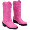 image:imageVepose Womens Cowboy Boots 9801 Western Cowgirl Round Toe Mid Calf Boots for WomenVintage Cowboy9801pink