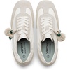 image:imageVepose Womens Retro GAT Casual SneakersBoho Lightweight Square Toe Suede TrainersRemovable Pom PomComfy Memory Foam Cute Everyday Commute Travel Shoes 8200Beige01