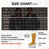 image:imageVepose Womens 953 Knee High Combat Boots Chunky Platform Heel Lace Up Gothic Punk Work Boots for Dresses and JeansYellow