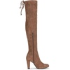 image:imageVepose Womens Aria Thigh High Over the Knee Boots Cute Suede Long Boots with High Heel and Inner ZipperMocha Coffee Brown