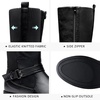 image:imageVepose Womens Knee High Riding Boots Low Heel Tall Boots with ZipperBlackriding 955