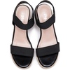 image:imageVepose Womens Open Toe Espadrille Wedge Sandals with Ankle Strap 881  Dressy casual slip on platform strappy sandals  cute casual summer shoes styling for daily weddings travelBlack