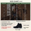 image:imageVepose Womens Short Ankle Boots Low Heel Western Cutout Perforated BootiesElegant Black Nubuck