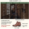 image:imageVepose Womens Short Ankle Boots Low Heel Western Cutout Perforated BootiesElegant Mocha Brown