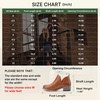 image:imageVepose Womens Short Ankle Boots Low Heel Western Cutout Perforated BootiesPerforated Red Brown