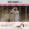 image:imageVepose Womens Slingback Pumps Closed Toe Chunky Block Heels  Soft square toe cushioned insole adjustable back strap and dressy casual styling for officetoevening outfitsBrown Suede