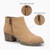image:imageVepose Womens Suede Leather Ankle BootsClassic Brown