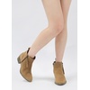 image:imageVepose Womens Suede Leather Ankle BootsCurved Brown