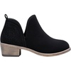 Perforated Black Nubuck