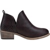 image:imageVepose Womens Short Ankle Boots Low Heel Western Cutout Perforated BootiesPerforated Dark Tan
