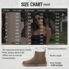 image:imageVepose Womens Chelsea Boots PullOn Lug Sole Low Heel Ankle Booties  Comfortable dressy bootiesmemory foam insole and elastic side panelspolished styling for work and weekendsCoffee