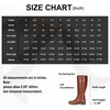 image:imageWomens Knee High Riding Boots with Buckle and Inside Zipper  Casual fashion boots smooth tall shaft round toe low block heel and cushioned insole for jeans skirts and work looksMocha Brown