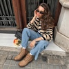 image:imageWomens Lace Up Combat Ankle Boots Cap Toe Low Block Heel  Comfortable booties with easy side zipper entry and memory foam cushioning for denim dresses city days and travelTan
