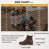 image:imageWomens Lace Up Combat Ankle Boots Cap Toe Low Block Heel  Comfortable booties with easy side zipper entry and memory foam cushioning for denim dresses city days and travelCoffee