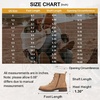 image:imageWomens Lace Up Combat Ankle Boots Cap Toe Low Block Heel  Comfortable booties with easy side zipper entry and memory foam cushioning for denim dresses city days and travelTan