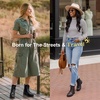image:imageWomens Lace Up Combat Ankle Boots with Zipper and Lug Sole  Comfortable chunky low heel short booties memory foam cushioning round toe for casual workdays city walks fall outfitsBrown