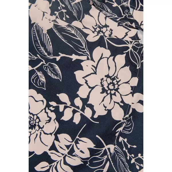 imageCUPSHE Sleeveless Tie Waiste Ruffle Dress Ruffled VNeck Floral Print Summer DressFloral