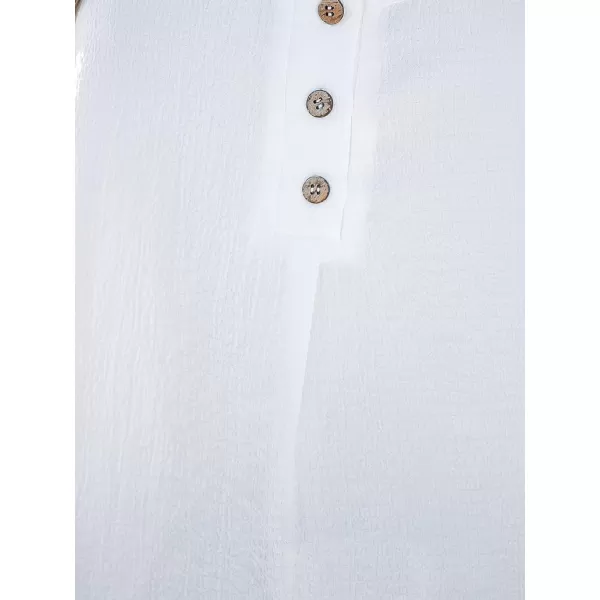 imageCUPSHE Women Casual Coverup Top Summer Seafoam Scoop Neck Tank Tops Beach Sleeveless ShirtWhite