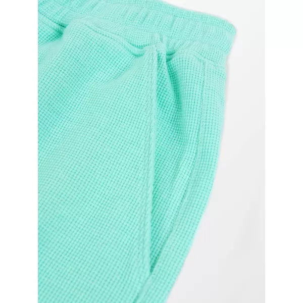 imageCUPSHE Women Cut Out Seven Eights Mid Waisted Elastic Waisted SweatpantsGreen