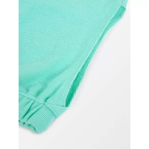 imageCUPSHE Women Cut Out Seven Eights Mid Waisted Elastic Waisted SweatpantsGreen