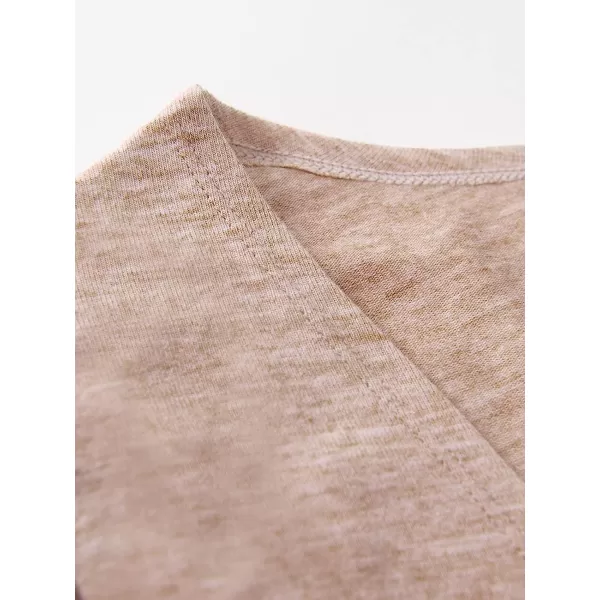 imageCUPSHE Women Fashion Long Sleeve V Neck Twist Sweatshirt Casual Pullover Tunic TopsM BrownCUPSHE Women Fashion Long Sleeve V Neck Twist Sweatshirt Casual Pullover Tunic TopsM Brown