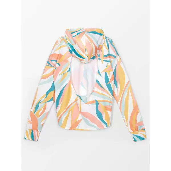 imageCUPSHE Women Oversized Leafy Backless Hoodie Comfy Pull Over Long Sleeve Sweatshirt with DrawstringCUPSHE Women Oversized Leafy Backless Hoodie Comfy Pull Over Long Sleeve Sweatshirt with Drawstring