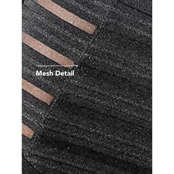 imageCUPSHE Women Swimsuit Bikini Bottom Texture Mesh Mid Rise Modest Bathing SuitBlack