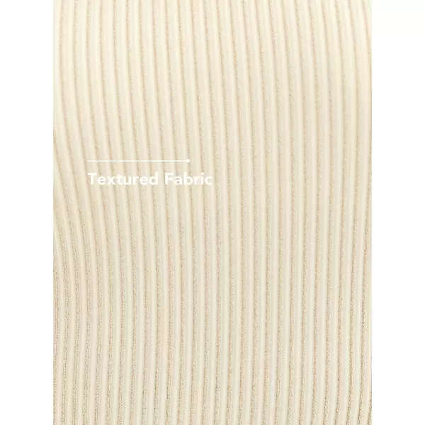 imageCUPSHE Women Swimsuit One Piece Textured Belted Scoop Neck Bathing Suit in Sparkling FabricBeige