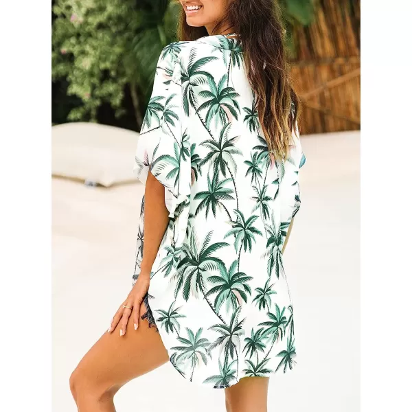 imageCUPSHE Women Tie Front Shirt Short Sleeves Tee Shirts ButtonFront Tops CasualGreen