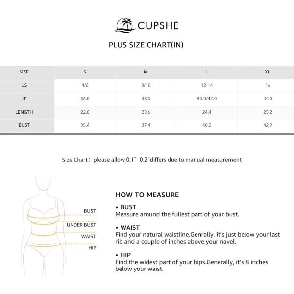 imageCUPSHE Women Tops Sleeveless Shirt Lace V Neck Tee Solid Flowy Tank Top Casual SummerWhite