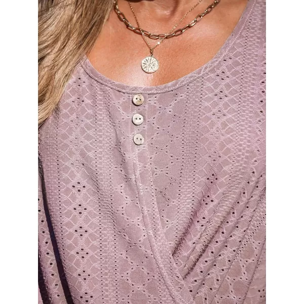 imageCUPSHE Women Tops Wisteria Eyelet Cami Sleeveless Shirt Solid Button Front Tee Casual DressyPink