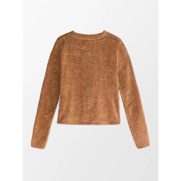 imageCUPSHE Women Twist Front Sweatshirt Fashion Oversized Long Sleeve Round Neck Pull Over TopsCUPSHE Women Twist Front Sweatshirt Fashion Oversized Long Sleeve Round Neck Pull Over Tops