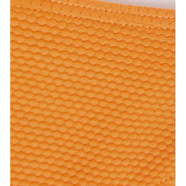 imageCUPSHE Womens Bikini Bottom Textured Low Waisted Middle Cut Solid OrangeOrange