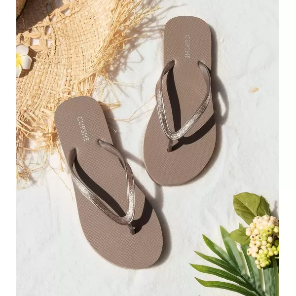 imageCUPSHE Womens Classic Solid FlipFlop SandalsCUPSHE Womens Classic Solid FlipFlop Sandals
