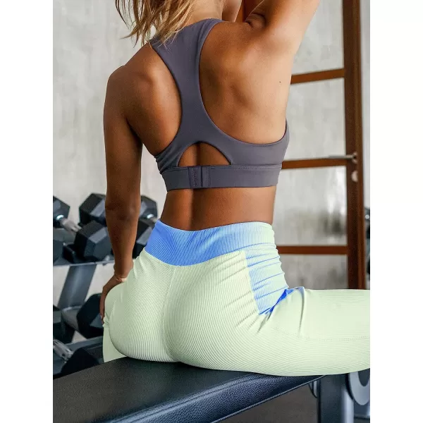 imageCUPSHE Womens High Impact Twist Tank Sports Bra Cutout Pull Over Wide Straps LightweightGray