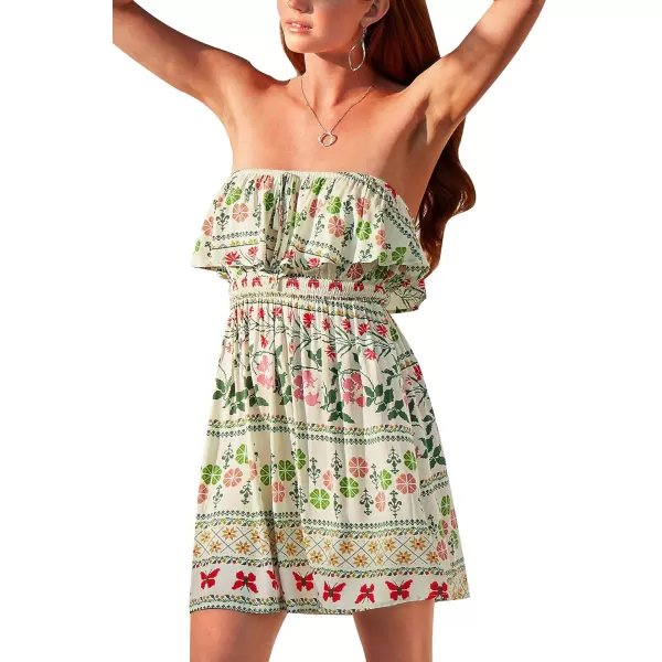 imageCUPSHE Womens Knit Ruched Drawstring Dress Short Dolman Sleeves Round Neckline Dresses Casual SummerMulticoloured