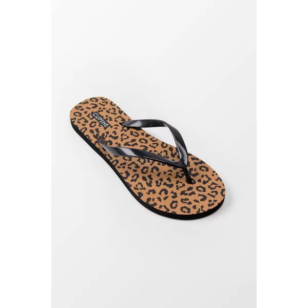 imageCUPSHE Womens Leopard Beach Flip FlopsCUPSHE Womens Leopard Beach Flip Flops