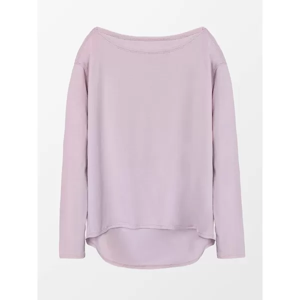 imageCUPSHE Womens Purple Long Sleeve Sweatshirt Casual Pullover Tunic TopsPurple