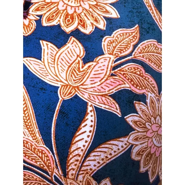 imageCUPSHE Womens Ruffled One Piece Swimsuit V Neck Lace UpNavy Paisley Print