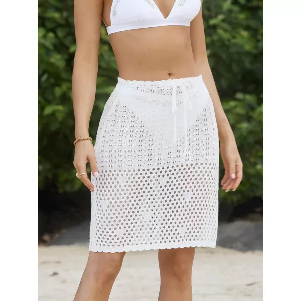 imageCUPSHE Womens Sarong Cover Up Beach Wrap Sheer Bikini WrapsWhite