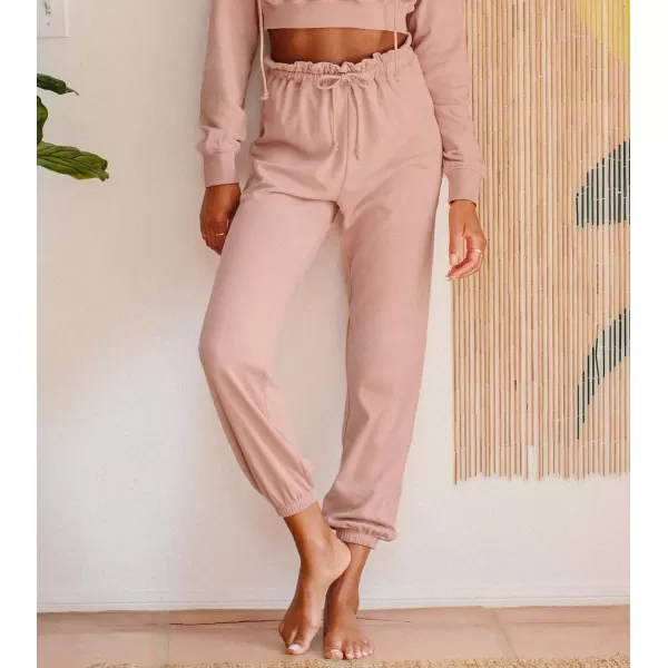 imageCUPSHE Womens Sweatpants Drawstring Waist High Waist TieCUPSHE Womens Sweatpants Drawstring Waist High Waist Tie