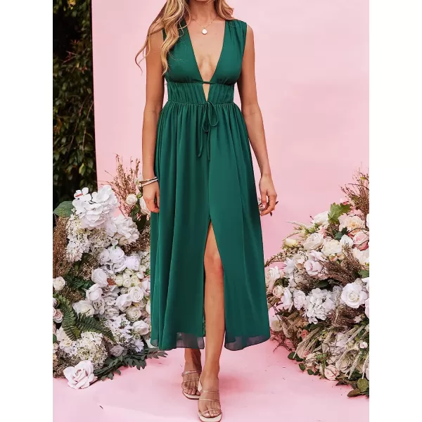 imageCUPSHE X Madison Honeymoon Satin Tie Front Dress Sleeveless Maxi Dresses Casual SummerCUPSHE X Madison Honeymoon Satin Tie Front Dress Sleeveless Maxi Dresses Casual Summer