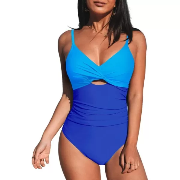 Blue Color Block