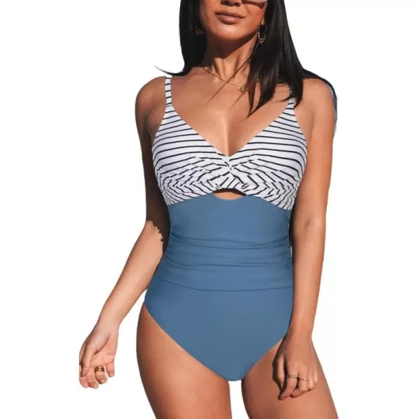 Misty Blue/Striped