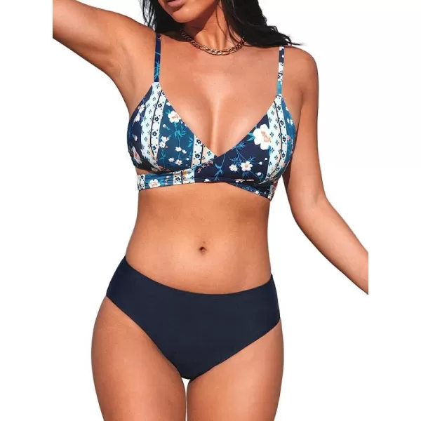 Navy/Floral